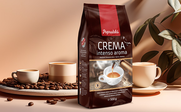 Zrnková káva Crema Intenso Aroma - pre váš intenzívny kávový zážitok