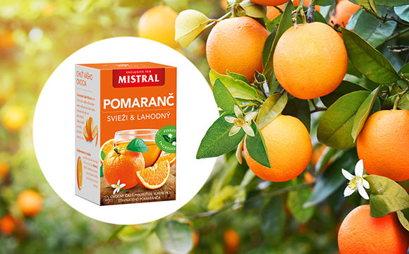 Ovocný čaj Mistral pomaranč