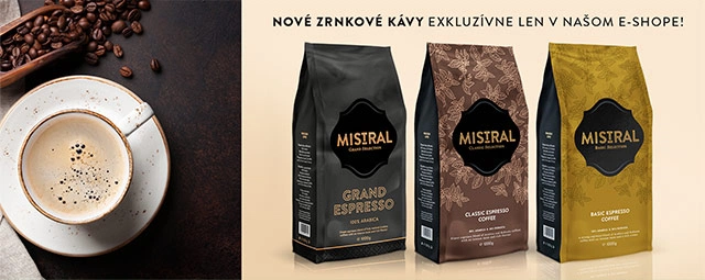 Nové zrnkové kávy Grand Selection