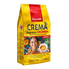 Popradská káva zrnková Crema espresso Colombia Limited 400 g Popradská káva zrnková Crema espresso COLOMBIA Limited 400 g