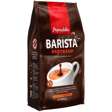 Popradská káva zrnková BARISTA espresso 1000g