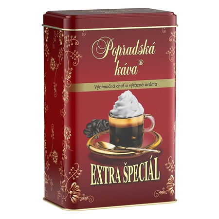 Popradská káva Extra špeciál 250 g v dóze