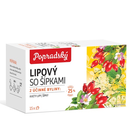 Lipový so šípkami 22,5 g