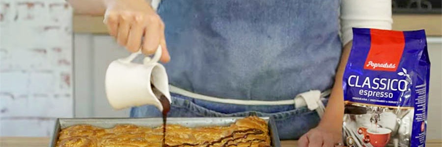 Kysnuté orieškovo-kávové slimáky