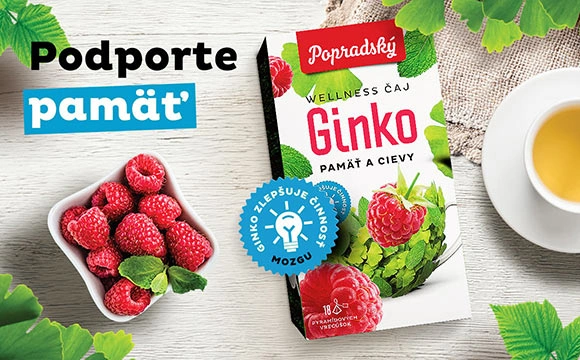 Podporte svoju imunitu a pamäť popradským wellness čajom so zázvorom alebo ginkom