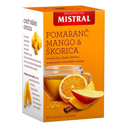 Čaj Pomaranč mango a škorica 40 g