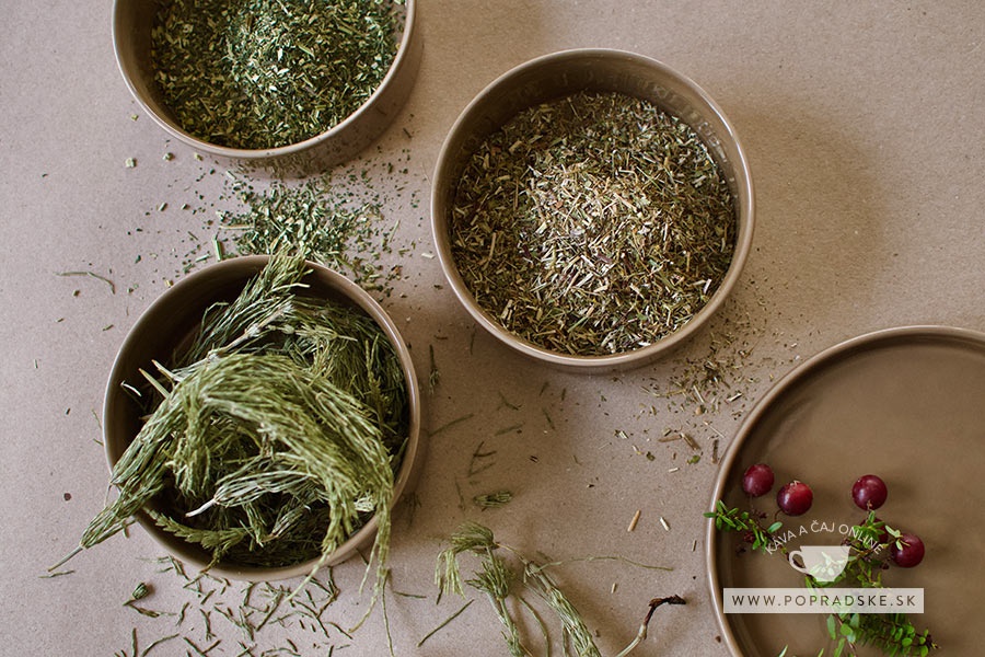 Sušené bylinky na močové cesty