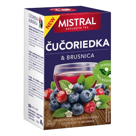 Čaj ovocný čučoriedka&brusnica 40 g