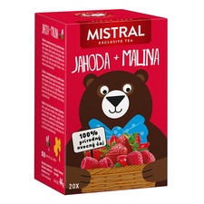 Čaj Jahoda malina 44 g