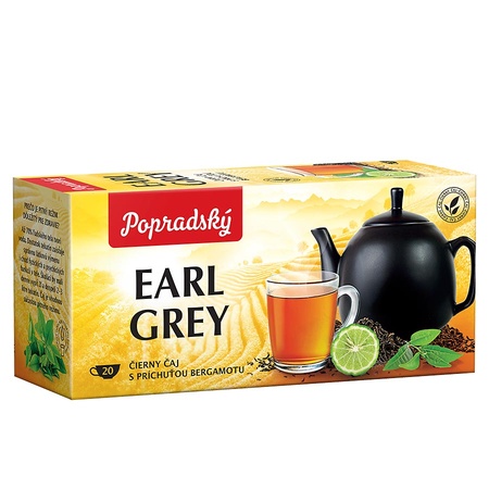 Čierny čaj Earl grey