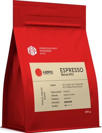 Espresso Blend No. 2 - Single origin červeny sacok