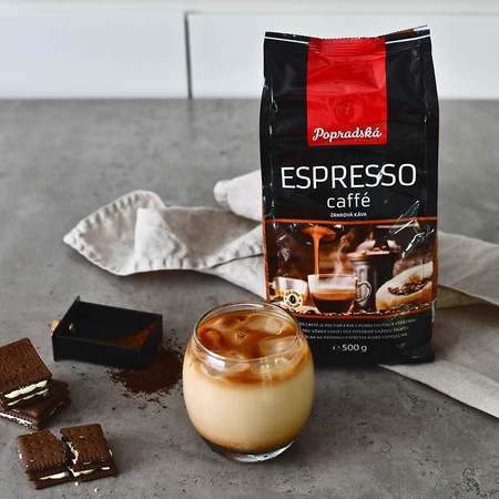 Popradská káva zrnková ESPRESSO caffé 500 g