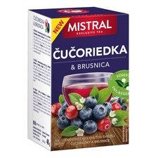 Mistral ovocný čaj čučoriedka&brusnica 40 g Čaj ovocný čučoriedka&brusnica 40 g
