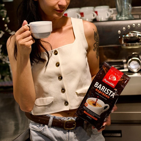 Popradská káva zrnková BARISTA espresso 500 g