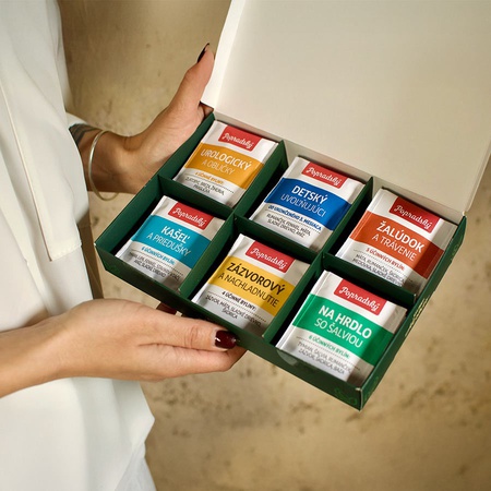 Bylinný herbár – výber bylinných čajových zmesí 6x5 ks, 45 g