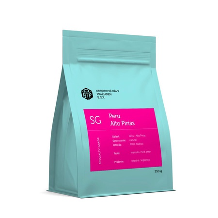 Výberová káva Peru Alto Pirias