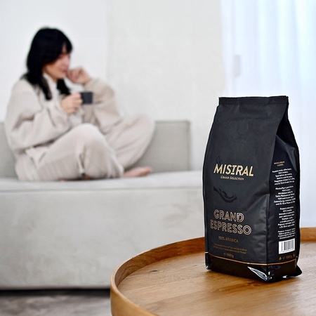 Mistral Grand Espresso zrnková káva  1 kg