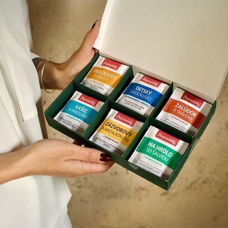 Bylinný herbár – výber bylinných čajových zmesí 6x5 ks, 45 g