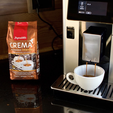 Popradská káva zrnková Crema espresso intenso 500 g