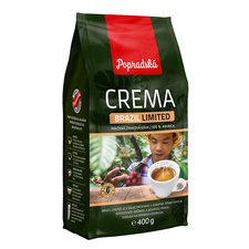 Popradská káva zrnková Crema Brazil Limited 400 g