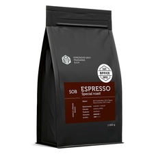 Výberová káva Single origin blend - Espresso Special roast 1 kg Výberová káva Espresso Special roast 1kg