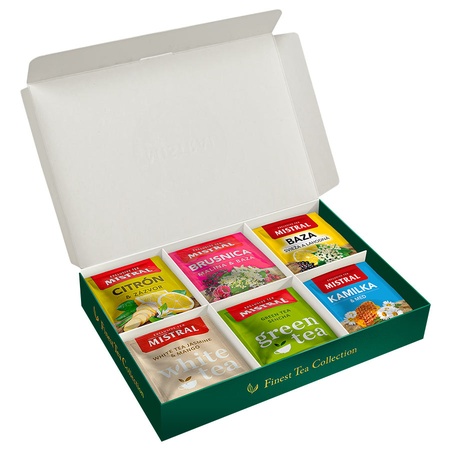 Mistral Finest Tea Collection – výber exkluzívnych čajov 6x6 ks, 60 g