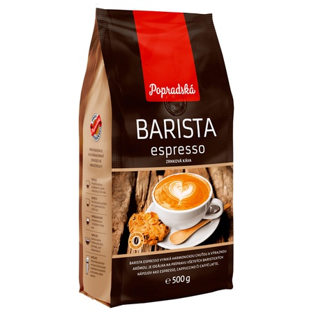 Popradská káva zrnková BARISTA espresso 500 g