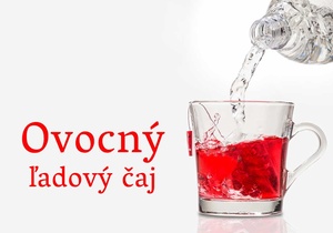 Ľadový ovocný čaj