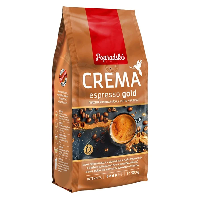 Zrnková káva Crema espresso gold