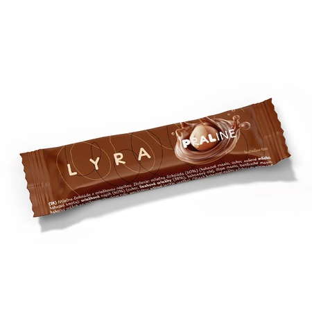 tyčinka praline v mliečnej čokoláde
