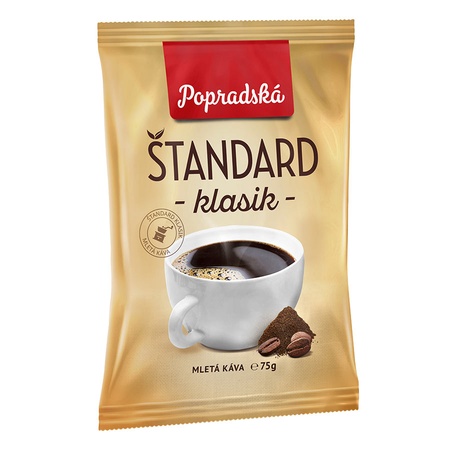 Popradská káva Štandard klasik 75 g