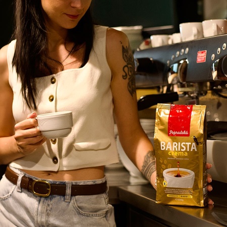 Popradská káva zrnková BARISTA crema 500 g