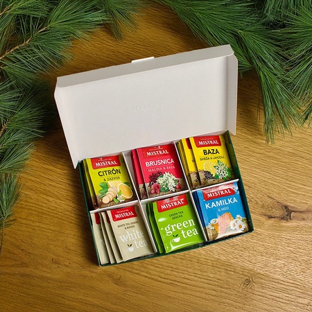 Mistral Finest Tea Collection – výber exkluzívnych čajov 6x6 ks, 60 g