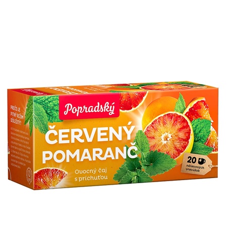 Červený pomaranč, mäta 40 g