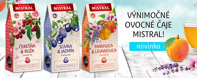 Voňavé ovocné čaje Mistral