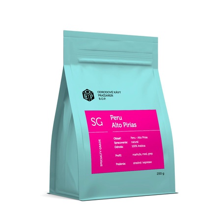 Výberová káva Peru Alto Pirias