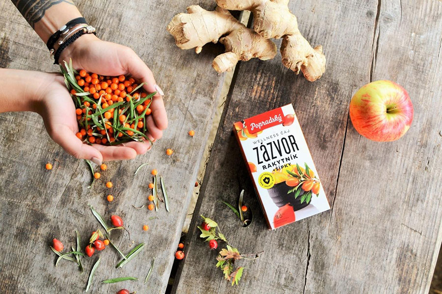 Rakytníkový wellness čaj