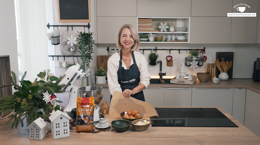 Príprava surovín na profiterolky