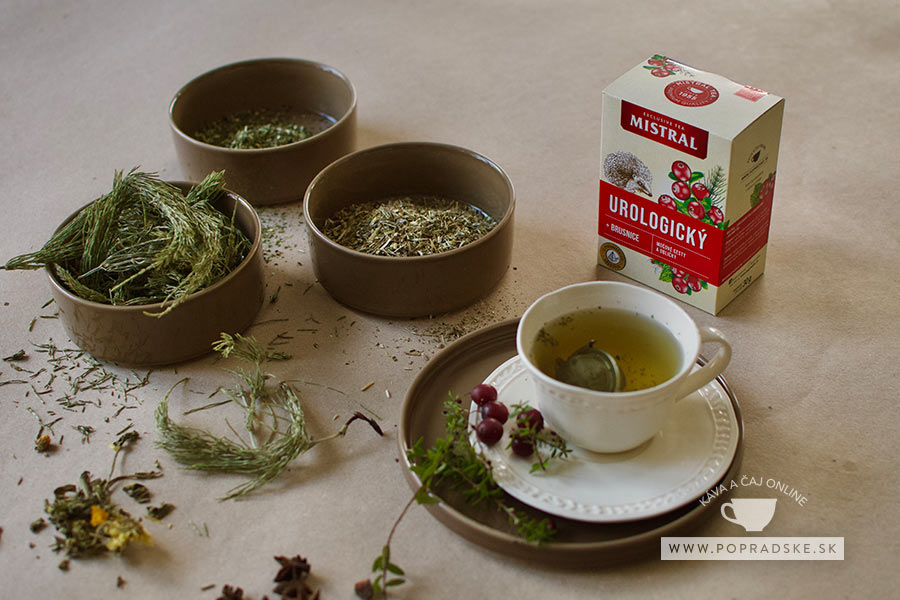 Čaj z byliniek na močové cesty