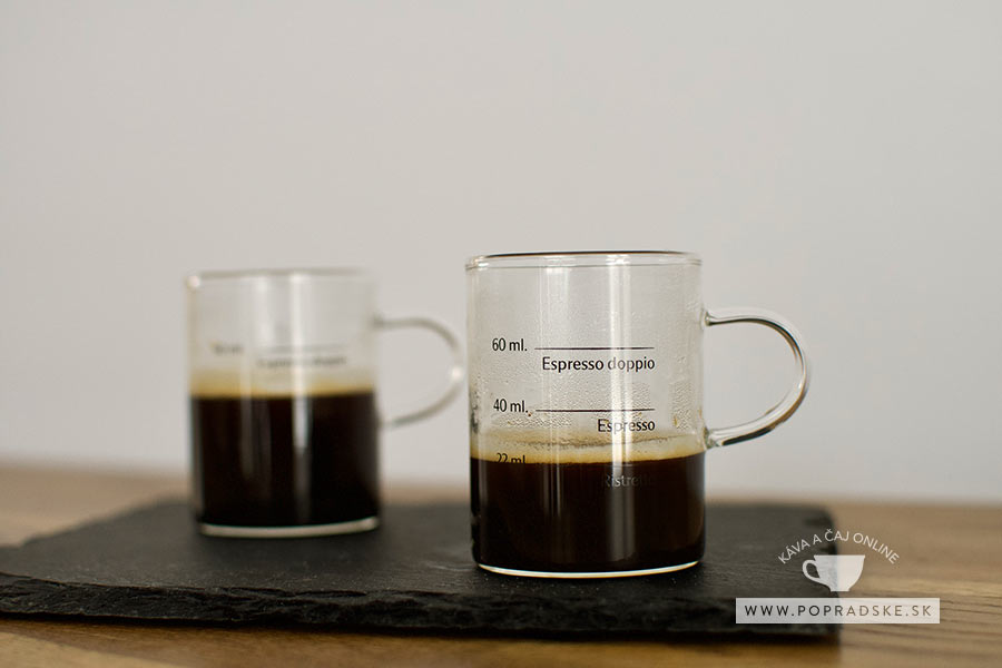 Odmerka na prípravu ristretta