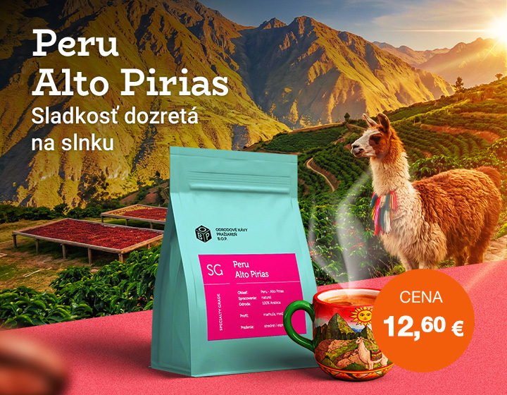 Specialty grade - výberová káva Peru Alto Pirias