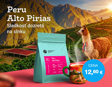 Specialty grade - výberová káva Peru Alto Pirias
