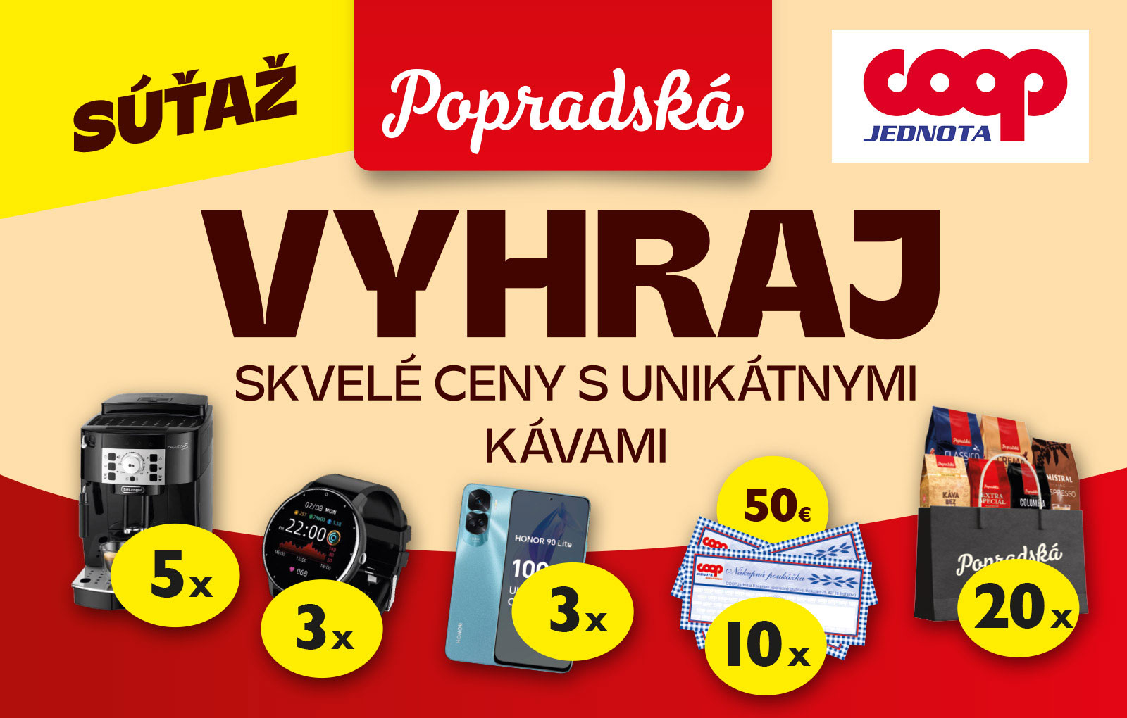 Súťaž s predajňami COOP Jednota